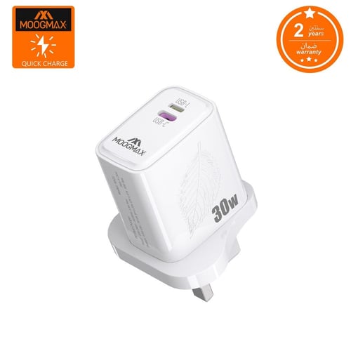 شاحن جداري ذكي بمنفذ الشحن الجديد من موج ماكس