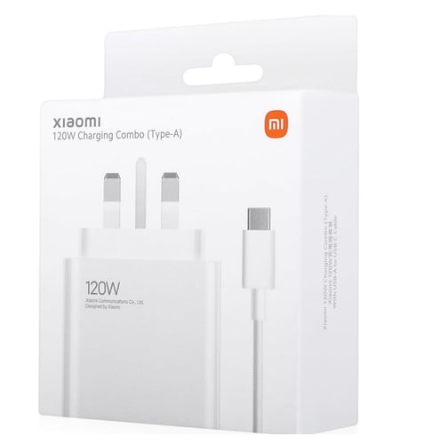 شاومي شاحن جداري بقوة 120 واط _ ابيض