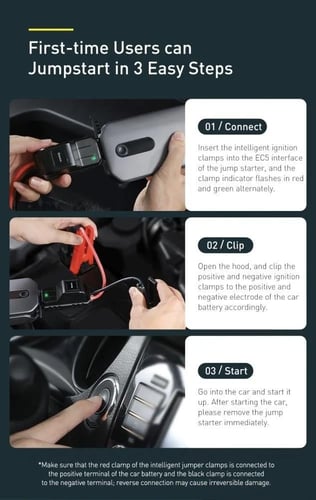 مشغل سيارة بيسوس سوبر إنيرجي برو بقوة 12000 مللي ا...