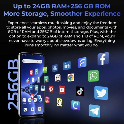 أوكيتيل - هاتف C59 برو سعة 256 جيجا - رام 8 + 16 ج...