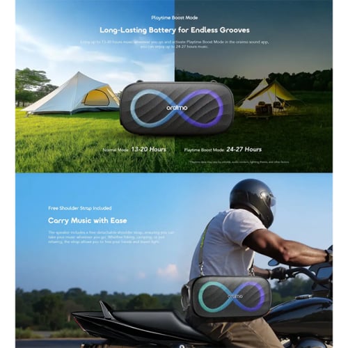 مكبر صوت أورايمو لاسلكي سبيس بوكس برو بسعة 5000 مل...