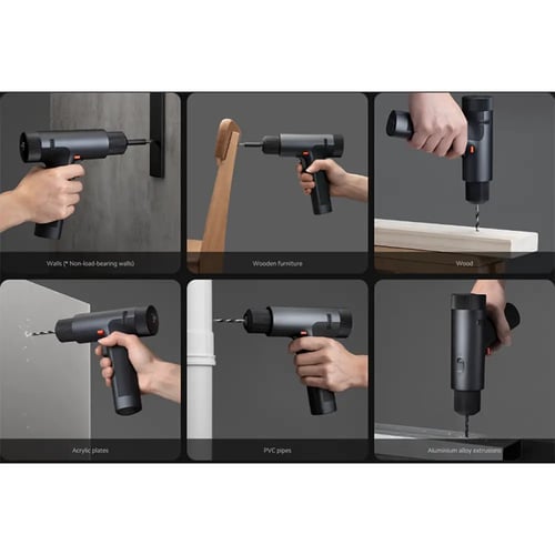 شاومي _ دريل لاسلكي محمول 12 فولت - اسود