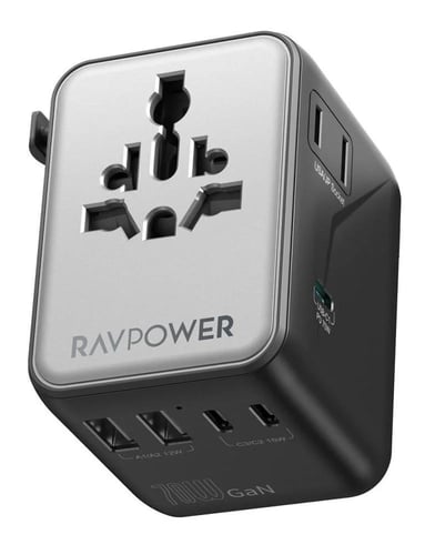 فيش سفر راف باور متعدد المداخل بقوة 65 واط بثلاث م...