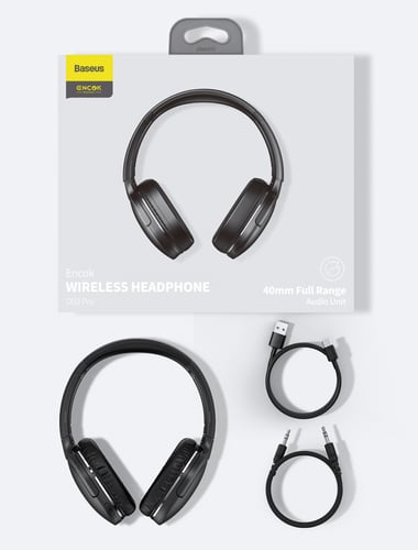 بيسوس - إنكوك سماعة راس بلوتوث - اسود