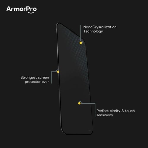 حماية شاشة زجاجية ArmorPro ديفندر ايفون 16 برو - ش...