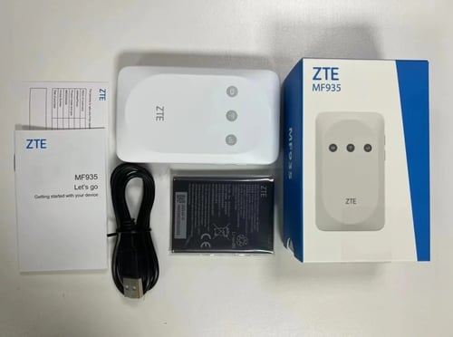 راوتر ماي فاي متنقل ZTE MF935 4G LTE 150 - ابيض