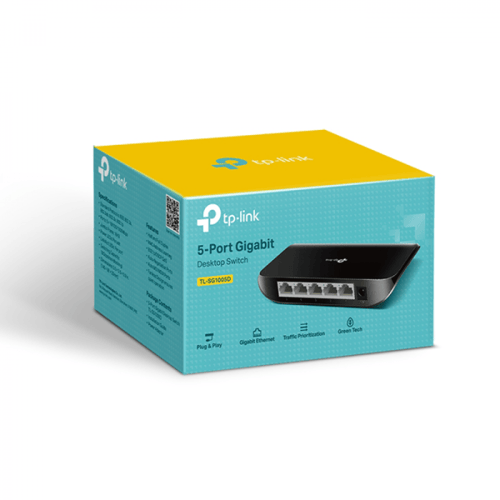 سويتش مكتبي تي بي لينك 5 منافذ جيجابت TL-SG1005D -...