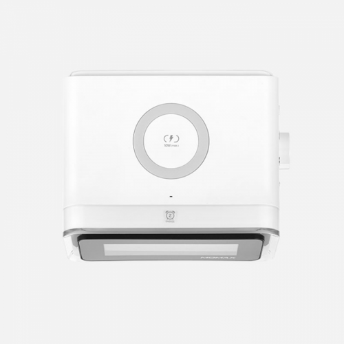 موماكس 4 في 1 ساعة منبه رقمية باضاءة ملونة ذكية LE...