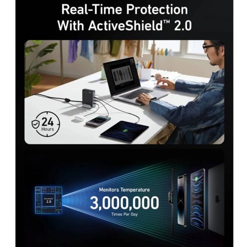 منصة شحن انكر 749 بريميوم بقوة 240 واط بثلاث منافذ...