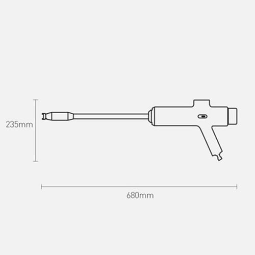 مضخة ماء كهربائية لاسلكية من بيسوس - اسود