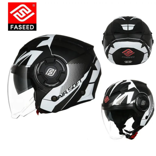 خوذه فاسيد نص FS-729 أبيض
