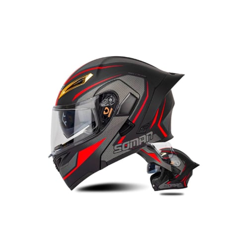 سومان SM955-S | اسود احمر رياضي