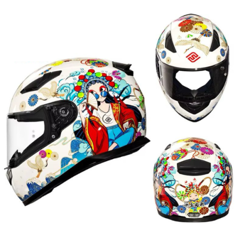 خوذه Faseed ابيض انمي