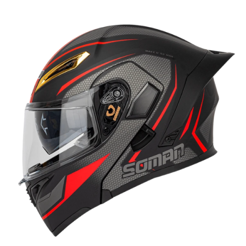 سومان SM955-S | اسود احمر رياضي