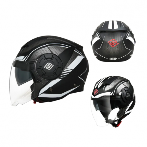 خوذه فاسيد نص FS-729-ابيض