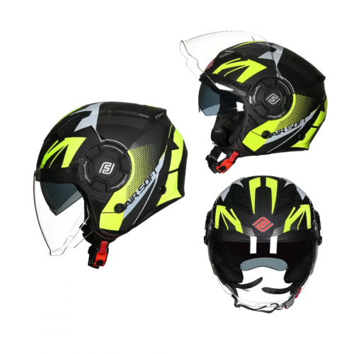 Faseed helmet open face