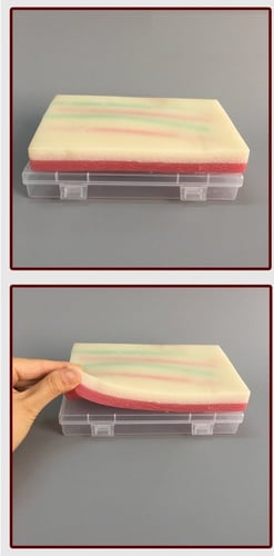 نموذج سيليكون لحقن الجلد