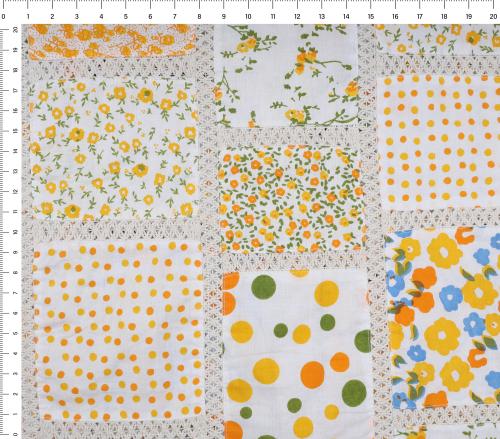 قماش قطن مربعات مطرز الهند