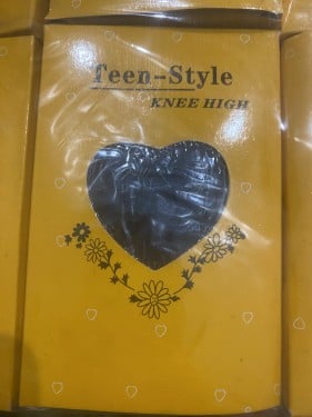 جوارب شفافه أسود