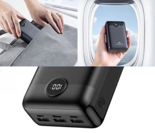 موج ماكس باور بانك بسعة 30000 ميللي امبير 45 واط