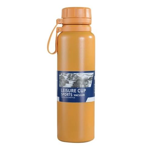 حافظة مشروبات ستيل بخيط سليكون 800 مل