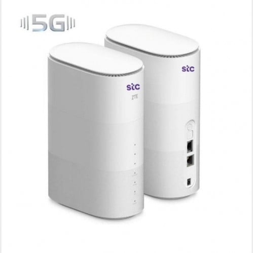 راوتر منزلي زي تي إي (STC) 5G MC801A - ابيض