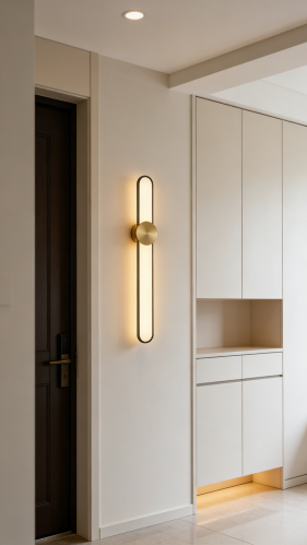 Luxurious wall application Modern Halo LED-Golden