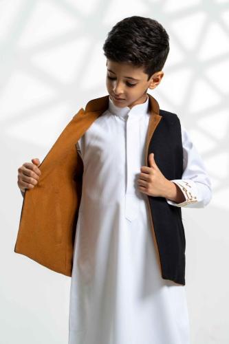 سديري اطفال جوخ دبل فيس بالوان مختلفه(جملي مع اسود...