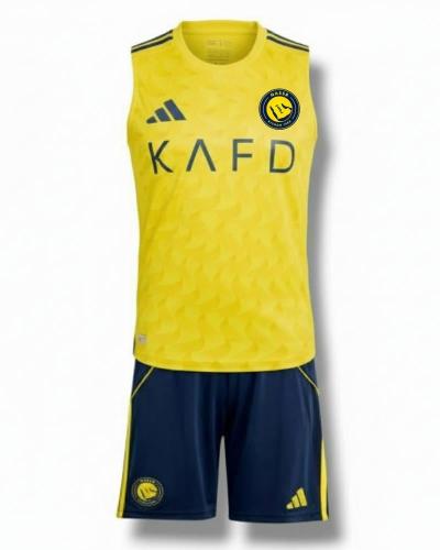 طقم كت النصر السعودي الجديد 2026 الأصفر