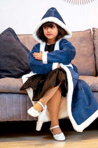 فروة شتوية أطفال بتطريز ملكي متجر لحظة تذكار