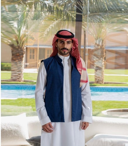 سديري رجالي جوخ دبل فيس(كحلي مع ازرق)لاطلاله شتويه...