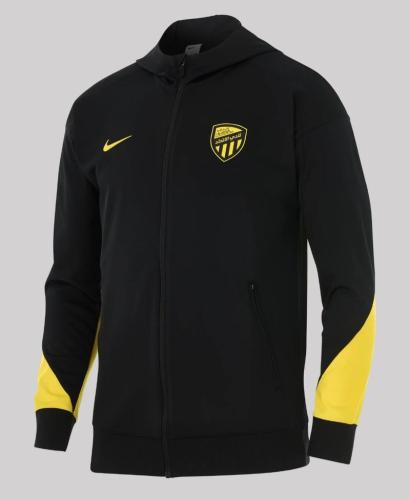 جاكيت سفر لاعبين نادي الاتحاد الجديد 2026 أسود