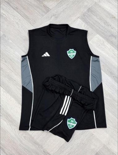 طقم كت تمارين الأهلي السعودي 2026 باللون الأسود