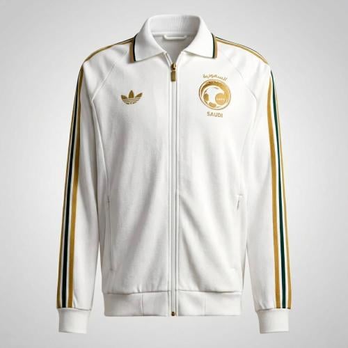 جاكيت المنتخب السعودي الاحتياطي الأبيض الجديد 2026