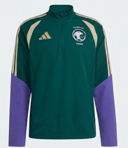 سويتر المنتخب السعودي الجديد 2026 الأصلي بسحاب نص