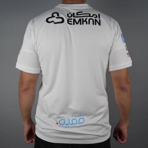 تيشيرت نادي الاتحاد الاحتياطي 2025 – أبيض بلمسات س...