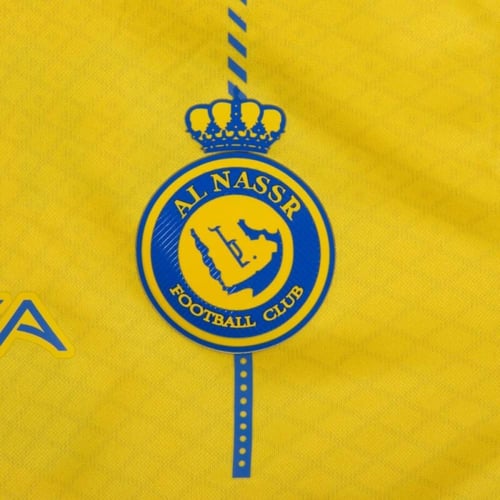 تيشيرت نادي النصر الأساسي لون اصفر الجديد 24/25