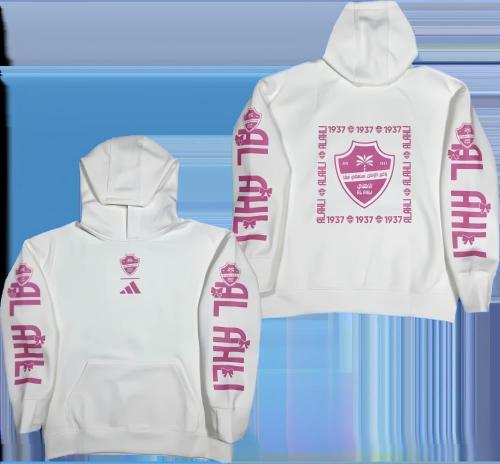 احصل على الدفء والأناقة مع هودي نادي الأهلي الأبيض...