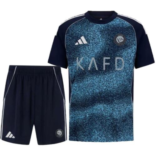 طقم النصر الاحتياطي اللون الكحلي مع بتفاصيل مميزه-...