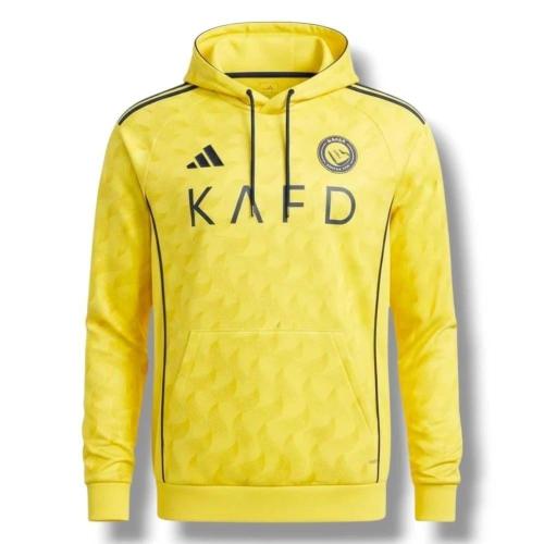 بلوفر شتوي النصر السعودي الجديد 2026 اللون الأصفر
