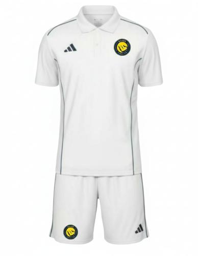 طقم بولو نادي النصر الابيض الإصدار الجديد 2026