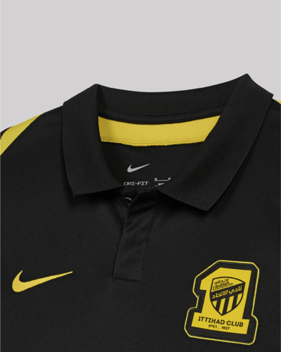 طقم بولو نادي الاتحاد الأسود 2026