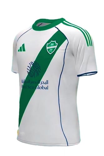 تيشرت الاهلي الاحتياطي اللون الابيض الجديد 2026