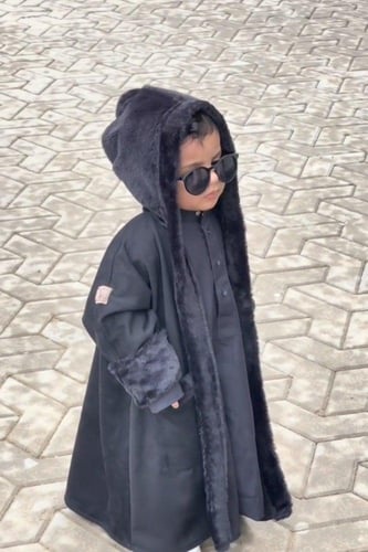 فروه اطفال لون مميز وتصميم راقي وانيق-ازياء شتويه-...