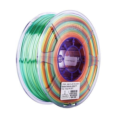 eSUN eSilk-PLA (Rainbow Multicolor) 3D Filament 1....