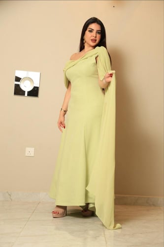 فستان سهره كريب وشيفون