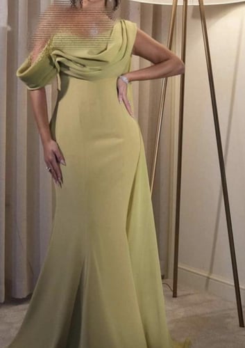 فستان سهره كريب وشيفون