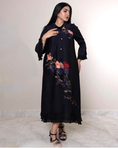 فستان فري سايز كريب