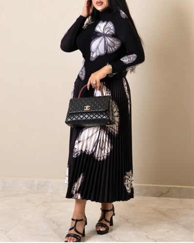 طقم قطعتين حرير