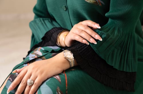 فستان فري سايز كريب